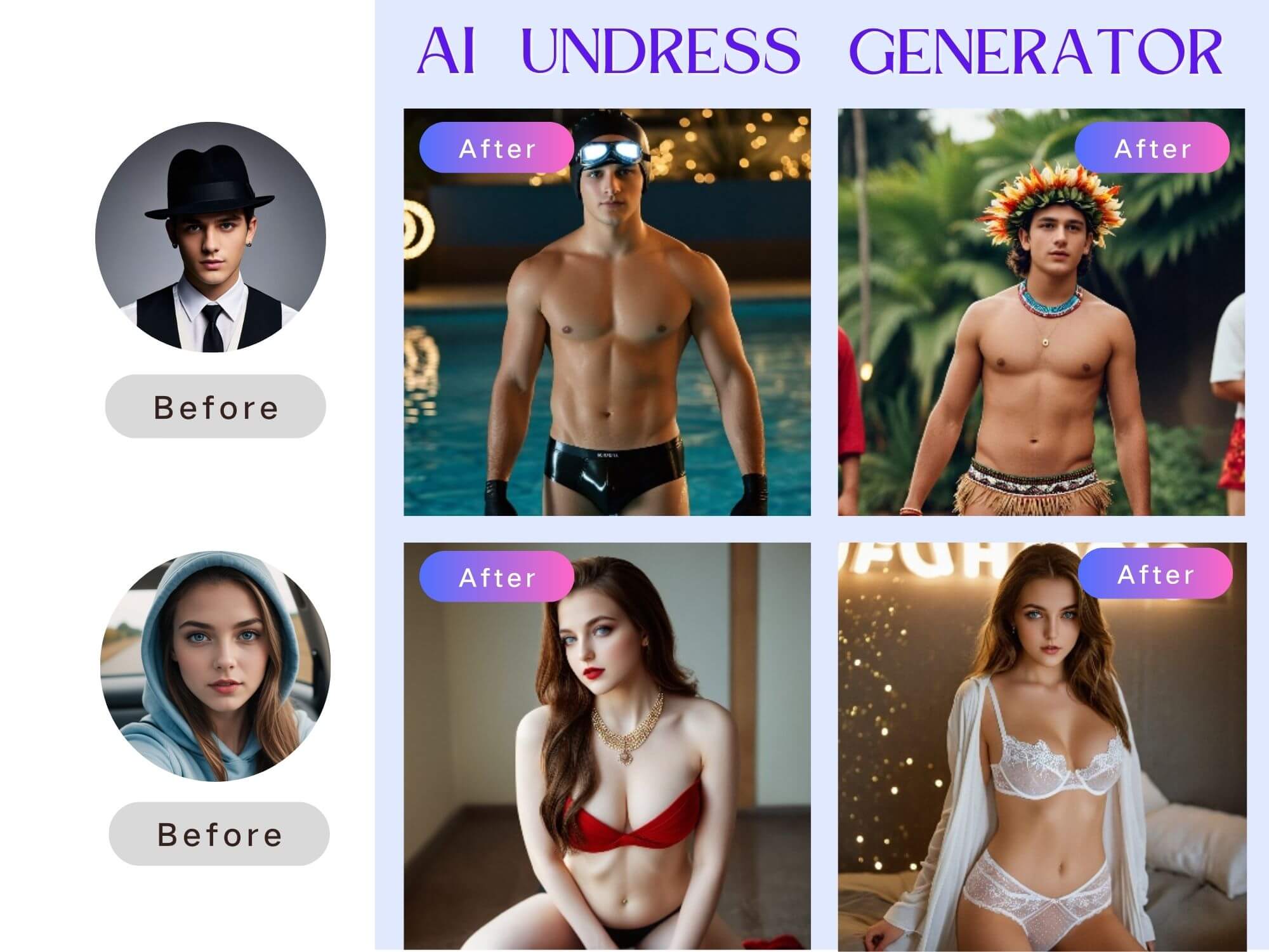 Free Undress AI Online - Make Anyone Deepnude & Generate Nude Images